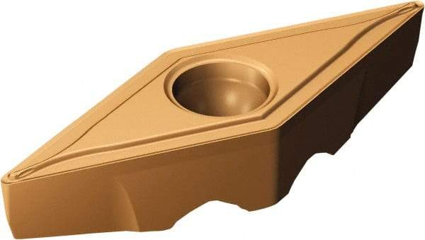 Sandvik Coromant - TRVB1308 F Grade 1125 Carbide Turning Insert - TiAlN/AlCr2O3 Finish, 35° Diamond, 8mm Inscr Circle, 4.525mm Thick, 1/32" Corner Radius - Americas Industrial Supply