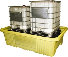 Enpac - IBC Sumps, Platforms & Decks Type: IBC Pallet w/Drain Number of Totes: 2 - Americas Industrial Supply