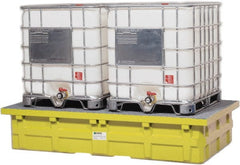 Enpac - IBC Sumps, Platforms & Decks Type: IBC Pallet w/Drain Number of Totes: 2 - Americas Industrial Supply