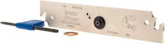 Iscar - 1.26" Blade Height, 0.157" Blade Width, 6.2992" OAL, Neutral Cut, Double End Indexable Cut-Off Blade - TGFH Blade, JetHPLine, Tang-Grip Series - Americas Industrial Supply