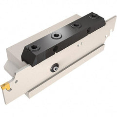 Iscar - 1.02" Blade Height, 0.134" Blade Width, 5.5118" OAL, Neutral Cut, Double End Indexable Cut-Off Blade - TGFH Blade, JetHPLine, Tang-Grip Series - Americas Industrial Supply