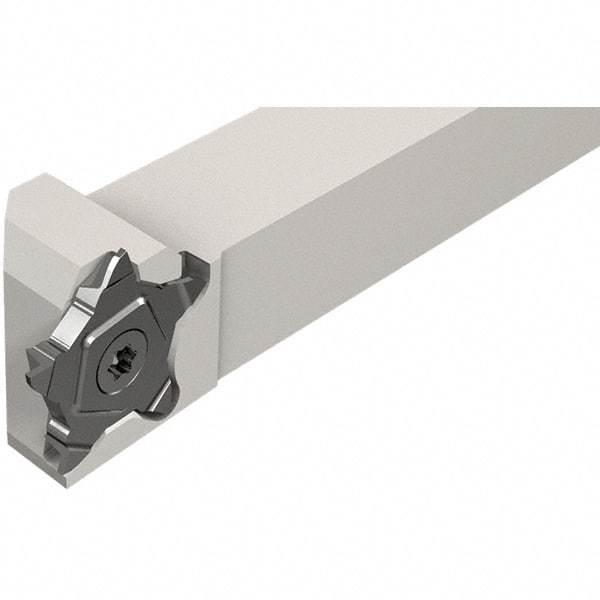 Iscar - External Thread, 0.8mm Min Groove Width, 120mm OAL, Right Hand Indexable Grooving Cutoff Toolholder - 20mm Shank Height x 20mm Shank Width, PENTA 24N Insert Style, PCH Toolholder Style, Series PentaCut - Americas Industrial Supply