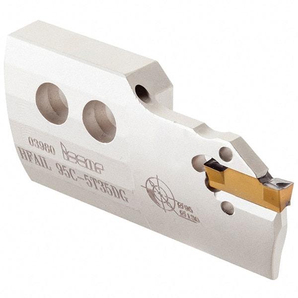 Iscar - 4" Groove Width, 30mm Max Depth of Cut, Right Hand Cut, HFAI Indexable Grooving Blade - HFPR/L, HFPR/L (Full Radius) Insert Style, Series Heliface - Americas Industrial Supply