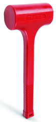 48 oz Dead Blow Hammer- 2-3/8'' Head Diameter Coated Steel Handle - Americas Industrial Supply