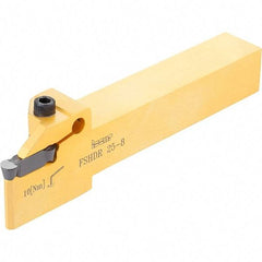 Iscar - FSHD, External, Right Hand, 0.826" Max Depth of Cut, 0.256" Max Groove Width, Indexable Grooving Tool Holder - FSPA 6.00-3.00 Insert Compatibility, 1" Shank Height, 1" Shank Width, 5.9" OAL - Americas Industrial Supply