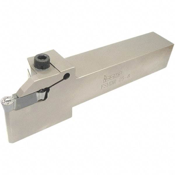 Iscar - FSHD, External, Right Hand, 25.5mm Max Depth of Cut, 8mm Max Groove Width, Indexable Grooving Tool Holder - FSPA 80-40.. Insert Compatibility, 25mm Shank Height, 25mm Shank Width, 170mm OAL - Americas Industrial Supply