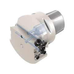 Iscar - MAH, External, Right Hand, 0.236" Max Groove Width, Indexable Grooving Tool Holder - 1" Shank Height, 1" Shank Width, 5" OAL, Through Coolant - Americas Industrial Supply