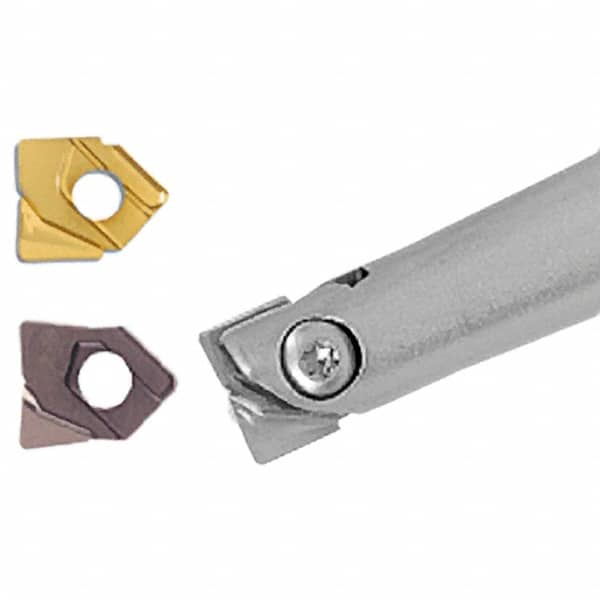 Iscar - 25mm Cut Diam, 32mm Shank Diam, 250mm OAL, Indexable Square Shoulder End Mill - H.. QF Inserts, Cylindrical Shank, Series BallPlus - Americas Industrial Supply