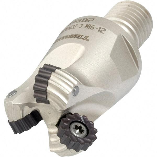 Iscar - 40mm Cutting Diam, 6mm Max Depth of Cut, Modular Connection Indexable Copy End Mill - 4 Inserts, RCMT/RCCT-MO, RCMT/RCMW/RCCW-FW, RCMW/RCCW-MO Insert, ERW-M Toolholder, Through Coolant - Americas Industrial Supply