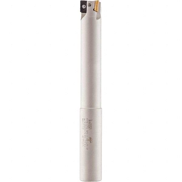Iscar - 1-1/4" Cut Diam, 0.708" Max Depth of Cut, 1-1/4" Shank Diam, 8" OAL, Indexable Square Shoulder End Mill - P290 AC.T 1806.. Inserts, Weldon Shank, 0° Lead Angle, Through Coolant, Series MillShred - Americas Industrial Supply