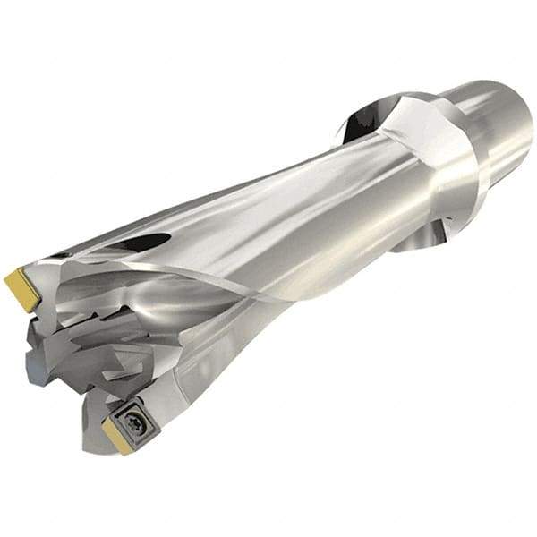 Iscar - 39mm Max Diam, 5xD, 195mm Max Drill Depth, 40mm Shank Diam, 305.8mm OAL, Replaceable Tip Drill - 12.0394" OAL, 5xD Drill Depth by Diam Ratio - Americas Industrial Supply