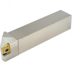 Iscar - SLBN, Right Hand Cut, 75° Lead Angle, 40mm Shank Height x 40mm Shank Width, Negative Rake Indexable Turning Toolholder - 200mm OAL, LNMX Insert Compatibility, Series Heliturn - Americas Industrial Supply