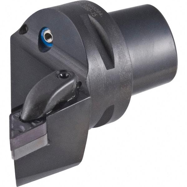 Iscar - Left Hand Cut, Size C4, DN.. 43.. Insert Compatiblity, Internal or External Modular Turning & Profiling Cutting Unit Head - 26.92mm Ctr to Cutting Edge, 59.99mm Head Length, Through Coolant, Series CAMFIX & Isoturn - Americas Industrial Supply