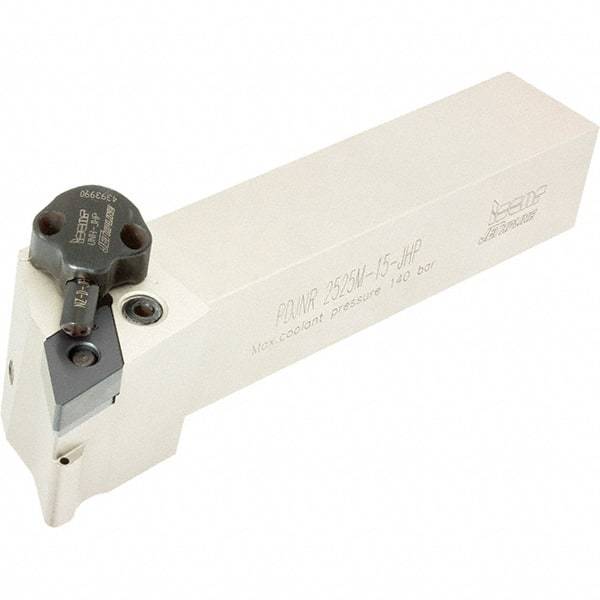Iscar - PDJN, Left Hand Cut, 93° Lead Angle, 1-1/4" Shank Height x 1-1/4" Shank Width, Negative Rake Indexable Turning Toolholder - 6" OAL, DN.. Insert Compatibility, Series Isoturn - Americas Industrial Supply