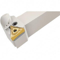 Iscar - SDJC, Right Hand Cut, 93° Lead Angle, 25mm Shank Height x 25mm Shank Width, Neutral Rake Indexable Turning Toolholder - 150mm OAL, DCMT 13T5-SL Insert Compatibility, Series Isoturn - Americas Industrial Supply