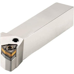 Iscar - PWLO, Right Hand Cut, 95° Lead Angle, 1-1/4" Shank Height x 1-1/4" Shank Width, Negative Rake Indexable Turning Toolholder - 6" OAL, WOMG Insert Compatibility, Series DoveIQTurn, FeedTurn - Americas Industrial Supply