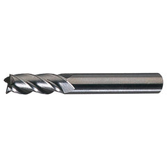 ‎1/16″ × 3/16″ × 3/16″ × 1-1/2″ RHS / RHC HSS HSS Single End 4-Flute Center Cutting End Mill - Bright