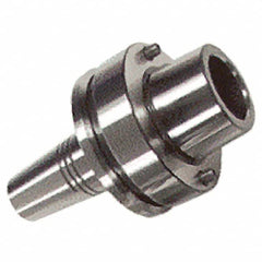 Iscar - 3/8" Hole Diam, HSK80FM Taper Shank Shrink Fit Tool Holder & Adapter - 3-1/4" Projection, 0.945" Nose Diam, 1.65" Clamping Depth, 25,000 RPM, Through Coolant - Exact Industrial Supply