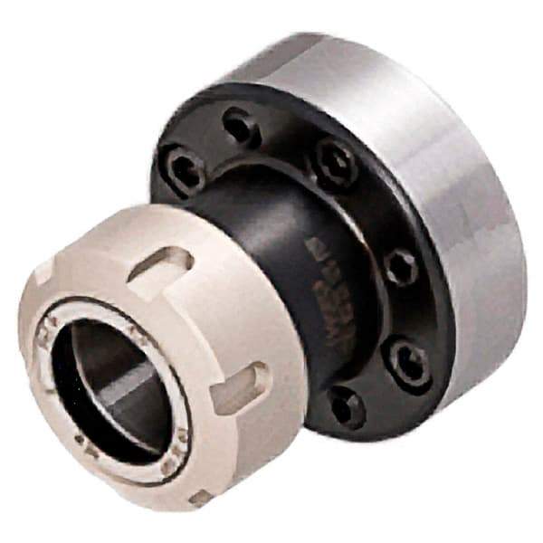 Iscar - 2mm to 20mm Capacity, 75mm Projection, Straight Shank, ER32 Collet Chuck - 85mm OAL, 35mm Shank Diam - Exact Industrial Supply