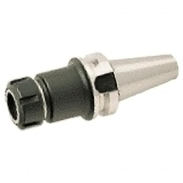 Iscar - 80mm Projection, BT40 Taper Shank, ER40 Collet Chuck - 0.0001" TIR, Through-Spindle - Exact Industrial Supply