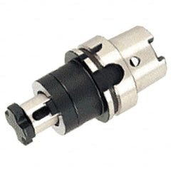 Iscar - HSK63A Taper Shank 40mm Pilot Diam Shell Mill Holder - 70mm Flange to Nose End Projection, 70mm Nose Diam, Through-Spindle Coolant - Exact Industrial Supply