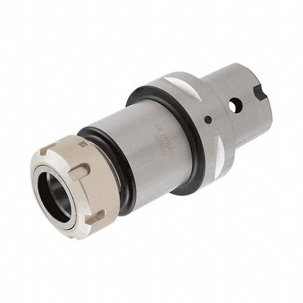Iscar - 1mm to 13mm Capacity, 52mm Projection, Modular Connection, ER20 Collet Chuck - 0.0001" TIR, Through-Spindle - Exact Industrial Supply
