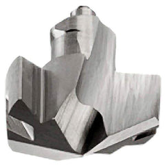 Iscar - Series ICM, 26.29mm Diam Grade IC908 Replaceable Drill Tip - Carbide, TiAlN/TiN Finish, 26 Seat Size - Americas Industrial Supply
