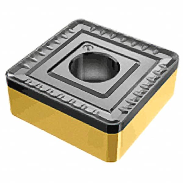 Iscar - SNMM646 H3P Grade IC8250 Carbide Turning Insert - TiCN/Al2O3/TiN Finish, 90° Square, 3/4" Inscr Circle, 1/4" Thick, 3/32" Corner Radius - Americas Industrial Supply