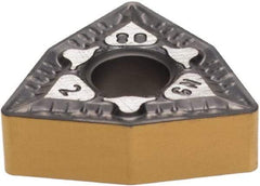 Iscar - WNMG432 GN Grade IC830 Carbide Turning Insert - AlTiN/TiN Finish, 80° Trigon, 1/2" Inscr Circle, 3/16" Thick, 1/32" Corner Radius - Americas Industrial Supply
