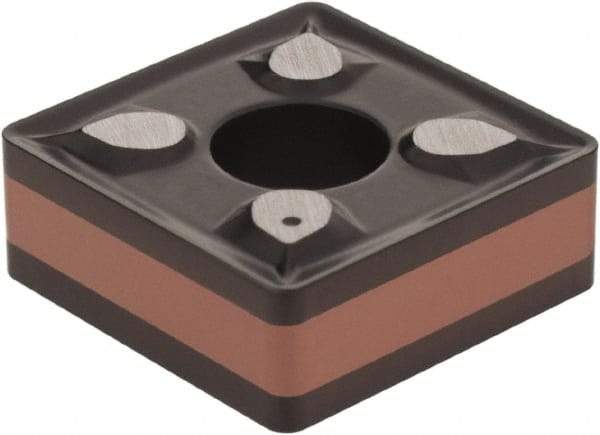 Iscar - SNMG432 M3M Grade IC6015 Carbide Turning Insert - TiCN/Al2O3/TiN Finish, 90° Square, 1/2" Inscr Circle, 3/16" Thick, 1/32" Corner Radius - Americas Industrial Supply