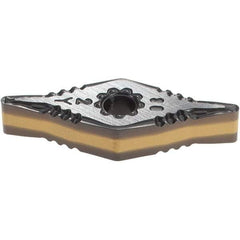Iscar - YNMG332 F3P Grade IC8250 Carbide Turning Insert - TiCN/Al2O3/TiN Finish, Diamond, 3/8" Inscr Circle, 3/16" Thick, 1/32" Corner Radius - Americas Industrial Supply