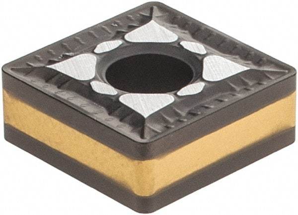 Iscar - SNMG432 F3P Grade IC8150 Carbide Turning Insert - TiCN/Al2O3/TiCN/TiN Finish, 90° Square, 1/2" Inscr Circle, 3/16" Thick, 1/32" Corner Radius - Americas Industrial Supply