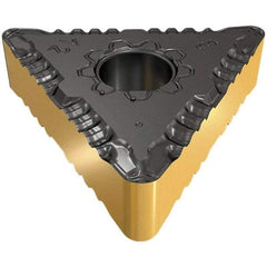 Iscar - TNMG432 F3P Grade IC8150 Carbide Turning Insert - TiCN/Al2O3/TiCN/TiN Finish, 60° Triangle, 1/2" Inscr Circle, 3/16" Thick, 1/32" Corner Radius - Americas Industrial Supply