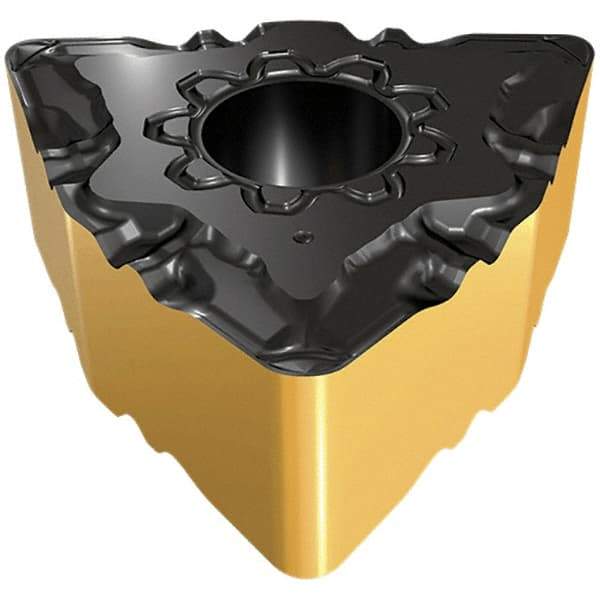 Iscar - WNMG433 F3P Grade IC8150 Carbide Turning Insert - TiCN/Al2O3/TiCN/TiN Finish, 80° Trigon, 1/2" Inscr Circle, 3/16" Thick, 3/64" Corner Radius - Americas Industrial Supply