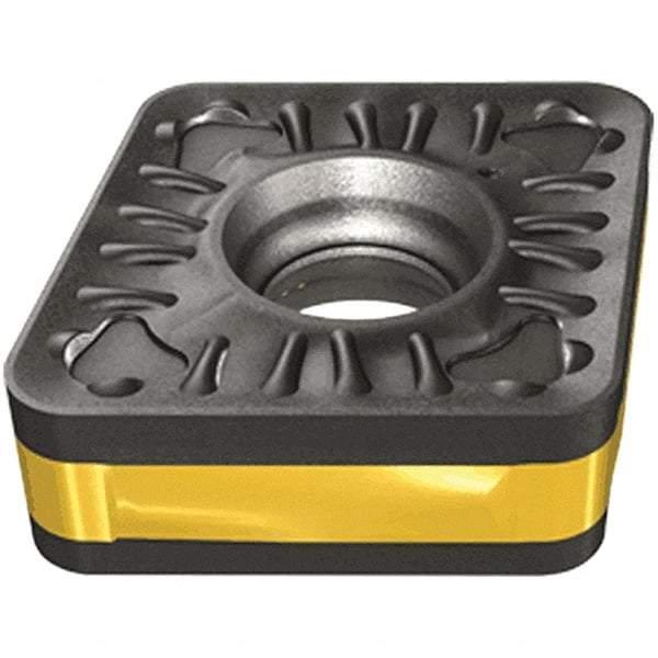 Iscar - COMG643 R3P-IQ Grade IC8150 Carbide Turning Insert - TiCN/Al2O3/TiCN/TiN Finish, 80° Diamond, 3/4" Inscr Circle, 1/4" Thick, 3/64" Corner Radius - Americas Industrial Supply