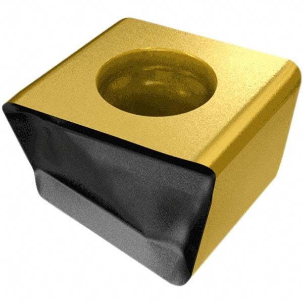Iscar - H490 ANCX170608 Grade IC330 Carbide Milling Insert - TiCN/TiN Finish, 0.4094" Thick, 0.8mm Corner Radius - Americas Industrial Supply