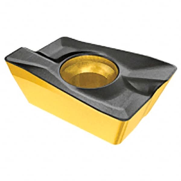 Iscar - HM90 ADCT150508 Grade IC830 Carbide Milling Insert - TiAlN/TiN Finish, 0.252" Thick, 0.8mm Corner Radius - Americas Industrial Supply