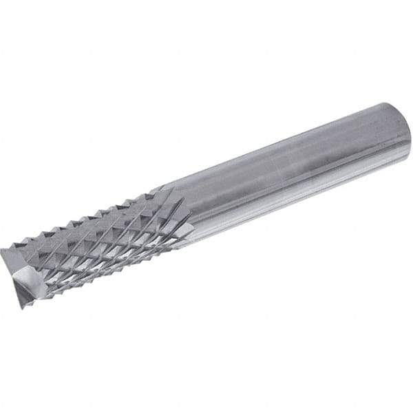 Iscar - 3mm Diam, End Mill End, Solid Carbide Diamond Pattern Router Bit - Right Hand Cut, 2-11/64" OAL, Use on Composite - Americas Industrial Supply