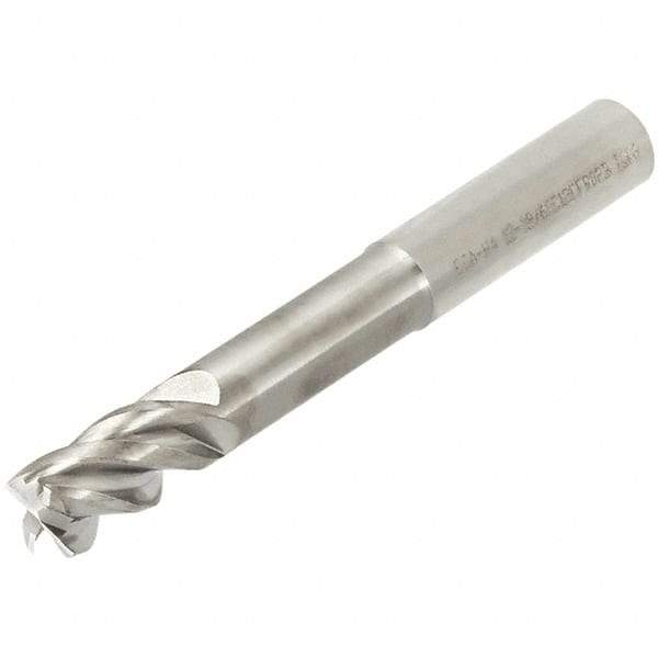 Iscar - 16mm, 4 Flute, Single End, Solid Carbide, 0.2mm Corner Radius End Mill - 100mm OAL, Right Hand Flute, 32mm LOC, Right Hand Cut, 48mm Extended Reach - Americas Industrial Supply