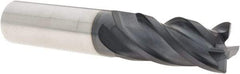 Iscar - 5/8", 4 Flute, Single End, Solid Carbide, 0.03" Corner Radius End Mill - 3-1/2" OAL, Right Hand Flute, 1-1/4" LOC, Right Hand Cut - Americas Industrial Supply