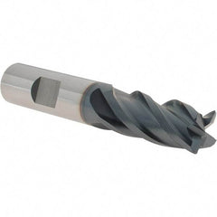 Iscar - 5/8", 4 Flute, Single End, Solid Carbide, 0.03" Corner Radius End Mill - 3-1/2" OAL, Right Hand Flute, 1-1/4" LOC, Right Hand Cut - Americas Industrial Supply