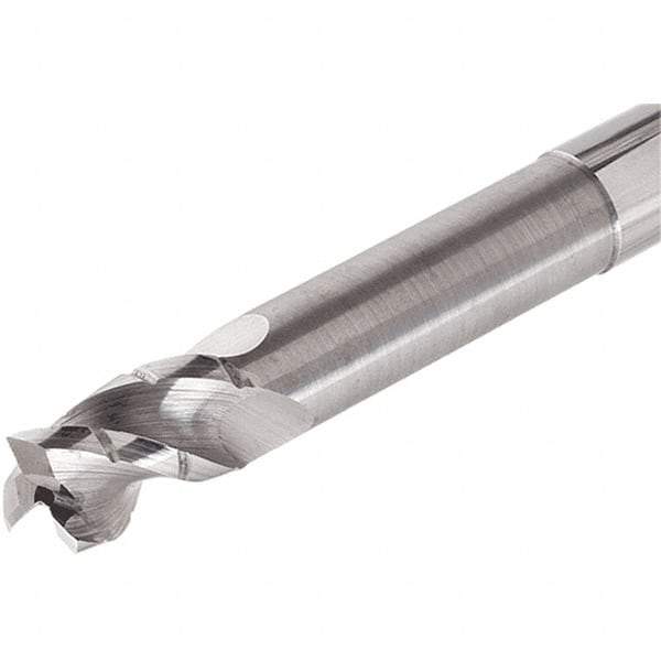 Iscar - 16mm, 3 Flute, Single End, Solid Carbide, 0.2mm Corner Radius End Mill - 115mm OAL, Right Hand Flute, 34mm LOC, Right Hand Cut, 64mm Extended Reach - Americas Industrial Supply