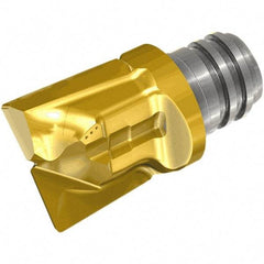 Iscar - MM HC Grade IC903 Carbide End Milling Tip Insert - TiAlN Finish, 2 Flutes, 10mm Cutting Diam, 9mm Depth of Cut, 12.35mm Extension, 0.039" Cnr Rad, 10° Helix - Americas Industrial Supply