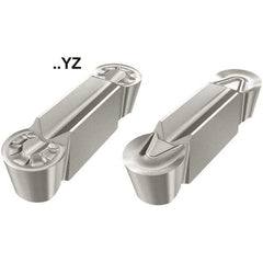 Iscar - 8040FSPA Grade ID5, 8mm Cutting Width Polycrystalline Diamond (PCD) Grooving Insert - 3.99mm Max Depth of Cut, Neutral, 3.99mm Corner Radius - Americas Industrial Supply