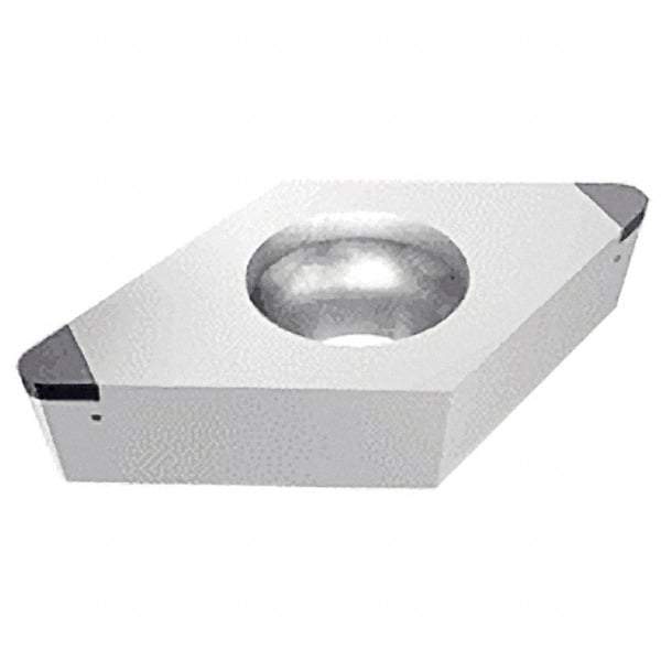 Iscar - DCGW3-1 M2 Grade IB05S PCBN Turning Insert - Uncoated, 55° Diamond, 3/8" Inscr Circle, 5/32" Thick, 1/64" Corner Radius - Americas Industrial Supply