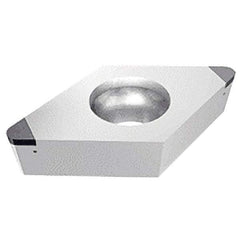 Iscar - DCGW3-1 M2 Grade IB05S PCBN Turning Insert - Uncoated, 55° Diamond, 3/8" Inscr Circle, 5/32" Thick, 1/64" Corner Radius - Americas Industrial Supply