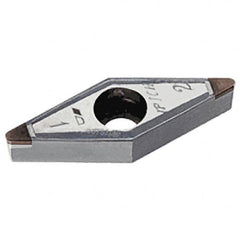 Iscar - VBGW332 M2 Grade IB10HC CBN Turning Insert - 35° Diamond, 3/8" Inscr Circle, 3/16" Thick, 1/32" Corner Radius - Americas Industrial Supply