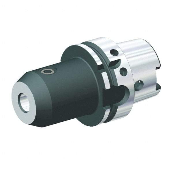Kennametal - HSK125A 4.9" Shank Diam Taper Shank 40mm Hole End Mill Holder/Adapter - 89.5mm Nose Diam, 120mm Projection, Through Coolant - Exact Industrial Supply