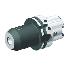 Kennametal - HSK100A Taper Shank 50mm Hole End Mill Holder/Adapter - 100mm Nose Diam, 130mm Projection, Through-Spindle Coolant - Exact Industrial Supply