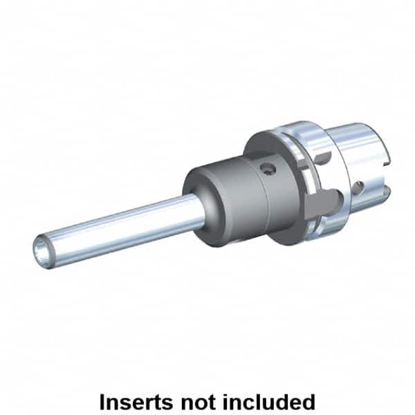 Kennametal - HSK100A Taper Shank, 12mm Hole Diam, Hydraulic Tool Holder/Chuck - 19.5mm Nose Diam, 200mm Projection, 36mm Clamp Depth, 15,000 RPM, Through Coolant - Exact Industrial Supply